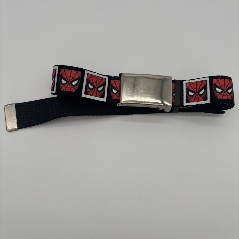 Marvel Buckle Down Spiderman‎ Comics Belt Made in USA